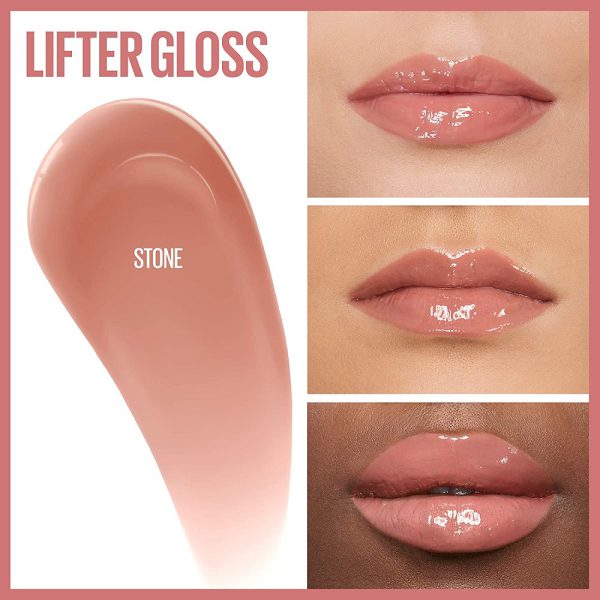 لیپ گلاس میبلین مدل Lifter Gloss رنگ STONE - Image 6