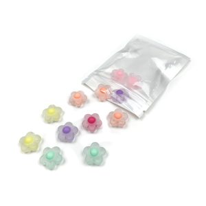 مهره دیزاین بسته ای طرح گل پاستیلی