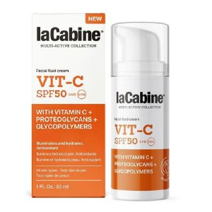 ضد آفتاب فلوییدی لاکابین مدل ویتامین سی