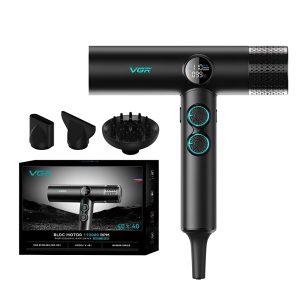 سشوار حرفه‌ای وی جی ار مدل V-401 مشکی