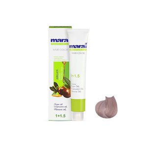 رنگ مو بلوند دودی بنفش روشن مارال شماره 8.19