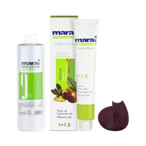 رنگ مو شرابی متوسط مارال شماره 4.69