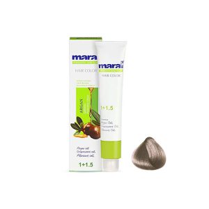 رنگ مو بلوند دودی بنفش متوسط مارال شماره 7.19