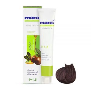 رنگ مو قهوه ای دودی متوسط مارال شماره 4.1