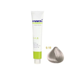 رنگ مو بلوند دودی بنفش خیلی روشن مارال شماره 9.19
