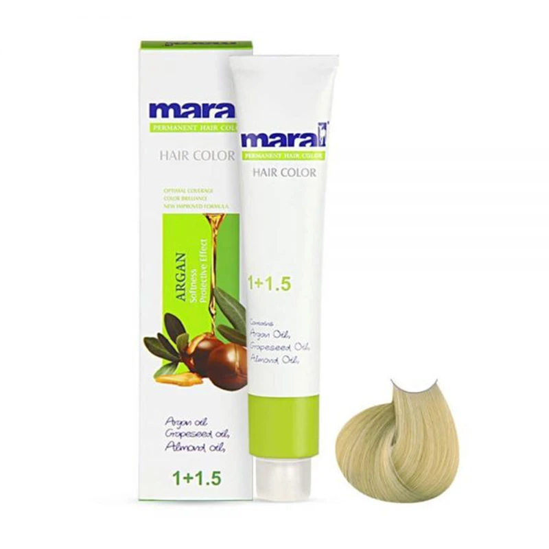 رنگ مو بلوند زیتونی خیلی روشن مارال شماره 9.3