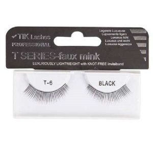مژه مصنوعی تمرینی با الیاف طبیعی تیک مدل T6