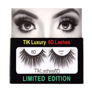 مژه مصنوعی شش بعدی مو طبیعی تیک مدل 114