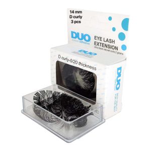 مژه مصنوعی فیشر فر دی دوو بسته سه عددی سایز 14 میل