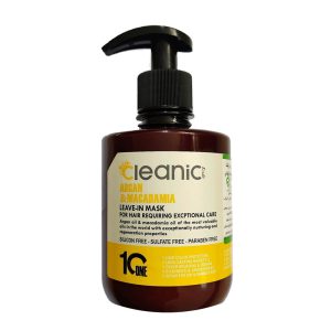 ماسک مو بدون سولفات بعد حمام کلینیک مدل آرگان و ماکادمیا 350 میلی لیتر