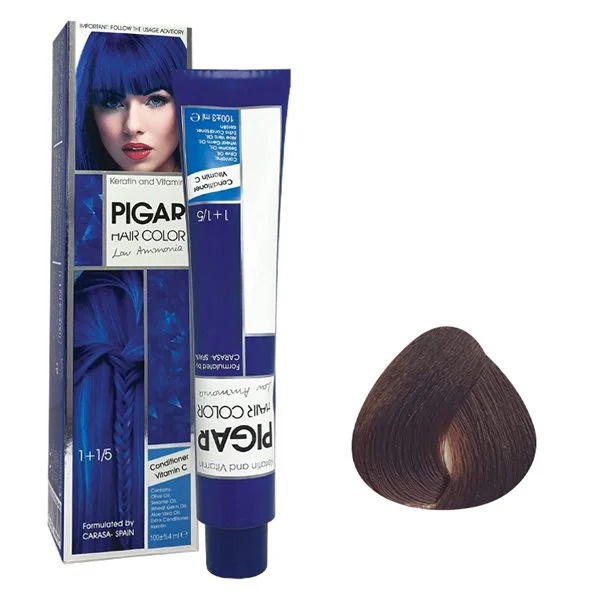 رنگ قهوه ای شکلاتی متوسط پیگار شماره 4.77