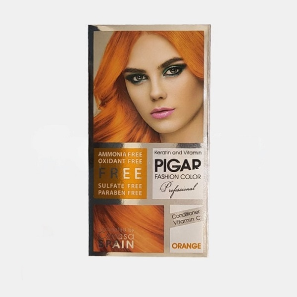رنگ مو فانتزی پیگار پرتقالی