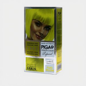 رنگ مو فانتزی پیگار زرد شبرنگ