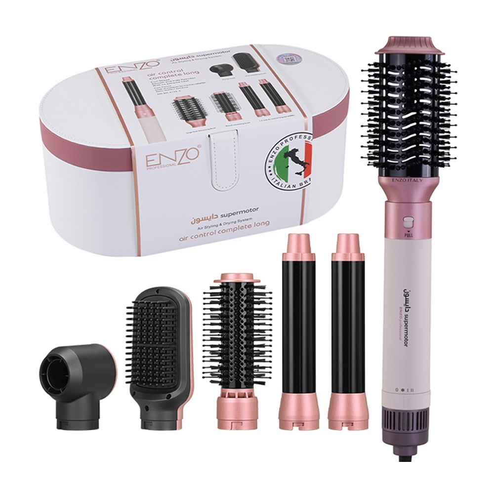 سشوار ایررپ 6 کاره انزو EN-4133 سفید