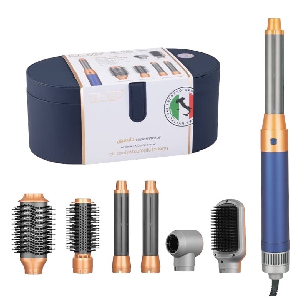 سشوار ایررپ 6 کاره انزو EN-4133 سرمه ای