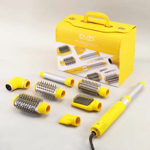 سشوار 8 کاره انزو طرح دایسون مدل En-6223 زرد