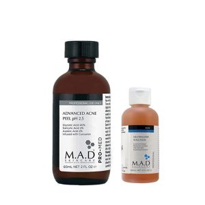 ادونس آکنه با محلول خنثی ساز ام ای دی