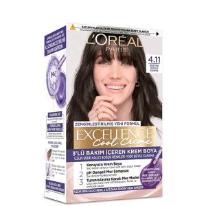 رنگ مو اکسلانس لورال پاریس شماره 4.11