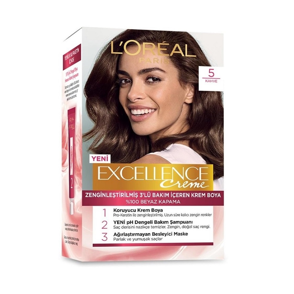 رنگ مو اکسلانس لورال پاریس شماره 5