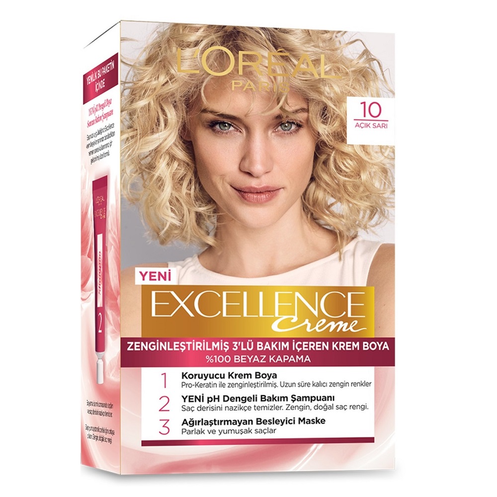 رنگ مو اکسلانس لورال پاریس شماره 10