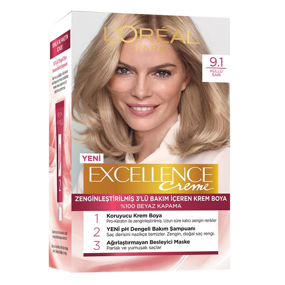 رنگ مو اکسلانس لورال پاریس شماره 9.1