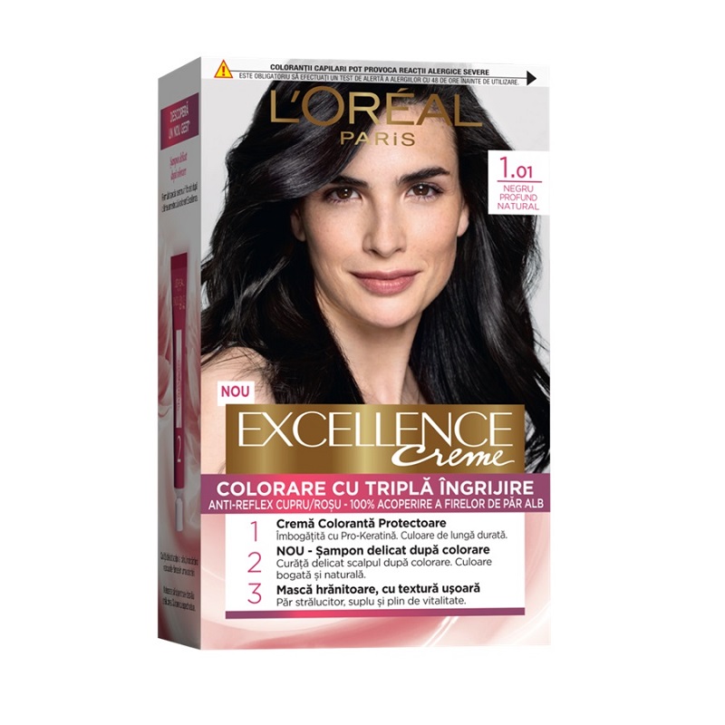 رنگ مو اکسلانس لورال پاریس شماره 1.01