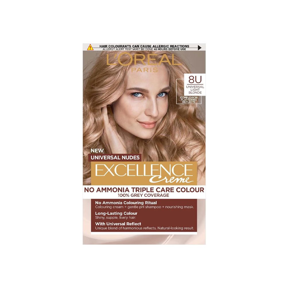 رنگ مو اکسلانس لورال پاریس شماره 8U