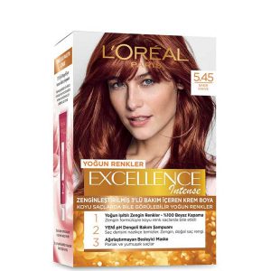 رنگ مو اکسلانس لورال پاریس شماره 5.45