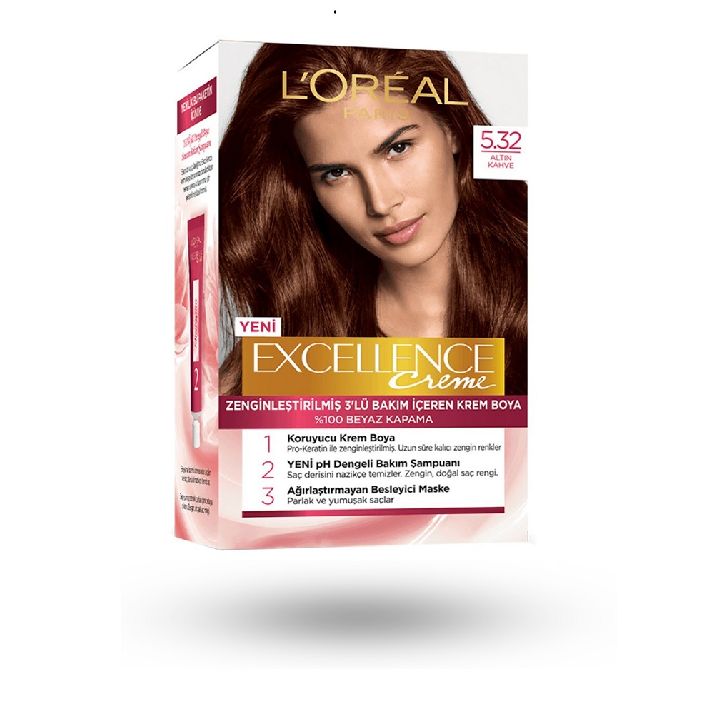 رنگ مو اکسلانس لورال پاریس شماره 5.32