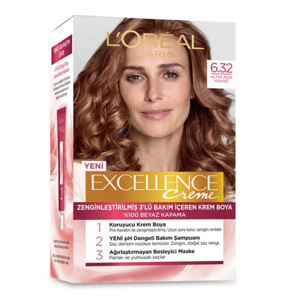 رنگ مو اکسلانس لورال پاریس شماره 6.32