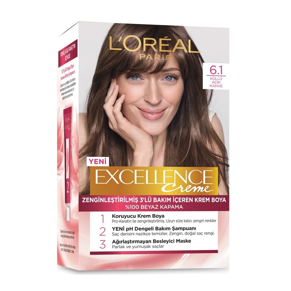 رنگ مو اکسلانس لورال پاریس شماره 6.1