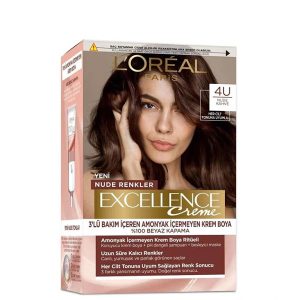 رنگ مو اکسلانس لورال پاریس شماره 4U