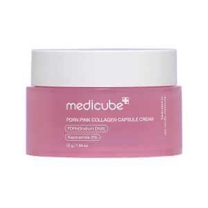 کرم کپسولی کلاژن و PDRN صورتی مدی کیوب